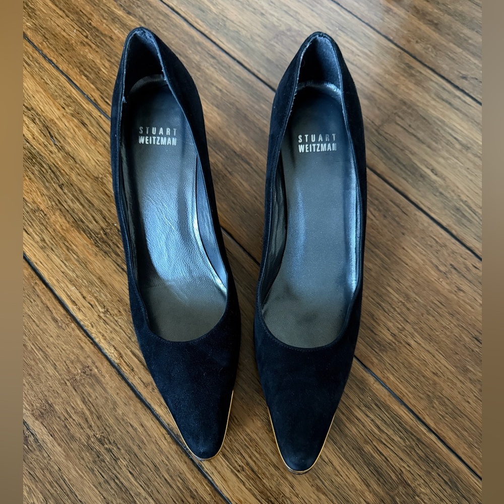 STUART WEITZMAN -Black Suede Shoes